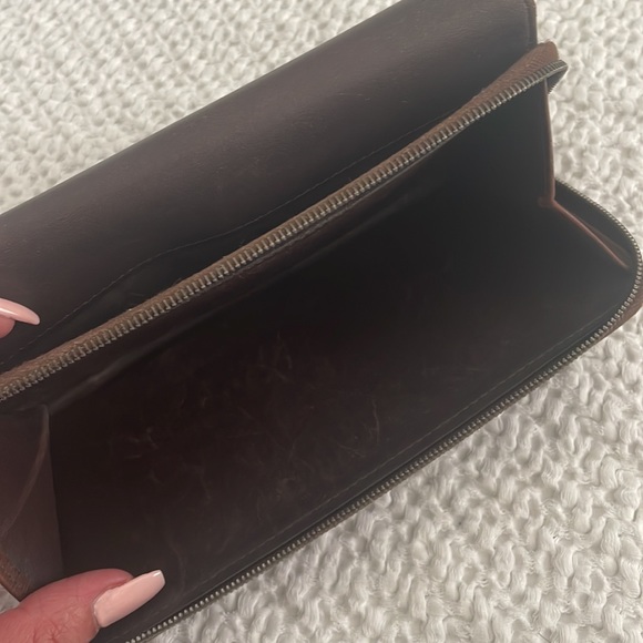Coach Brown Leather Wallet - Picture 9 of 10